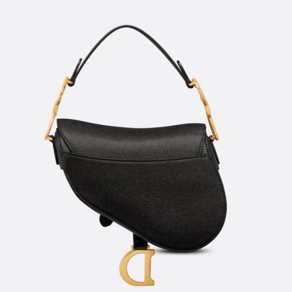 MINI SADDLE BAG WITH STRAP
Black Grained Calfskin Dior - Picture 4 of 10